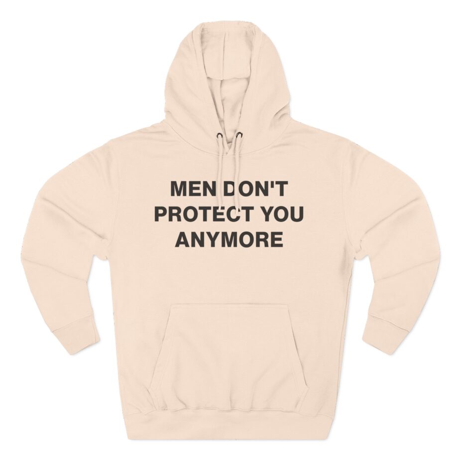 Jenny Holzer Men Don´t Protect You Anymore Three-Panel Fleece Hoodie