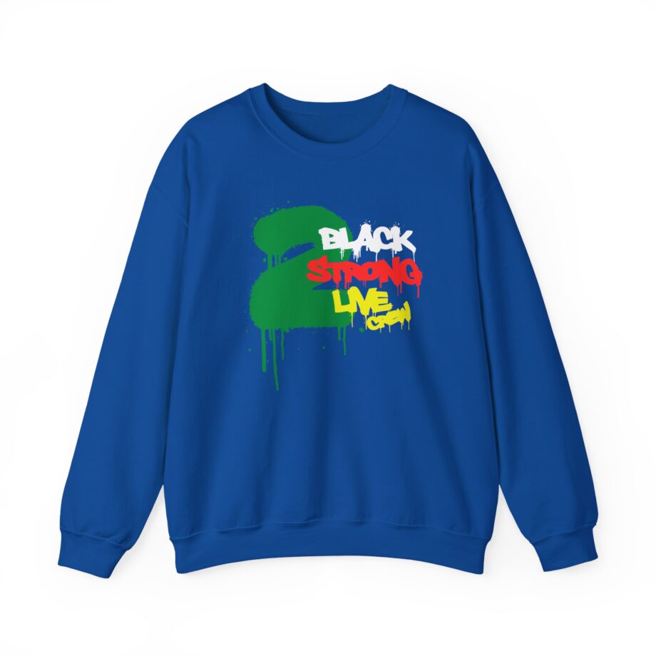 2 Live Crew Black Strong Unisex Heavy Blend™ Crewneck Sweatshirt
