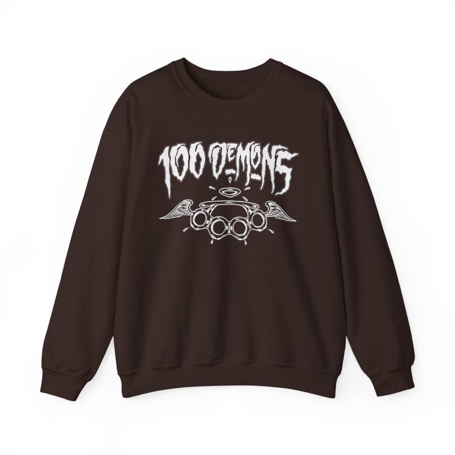 100 Demons Spade Sickle Unisex Heavy Blend™ Crewneck Sweatshirt