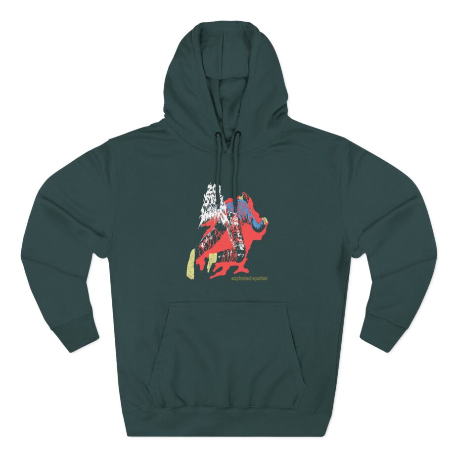 200 Stab Wounds Expirated Spatter Three-Panel Fleece Hoodie
