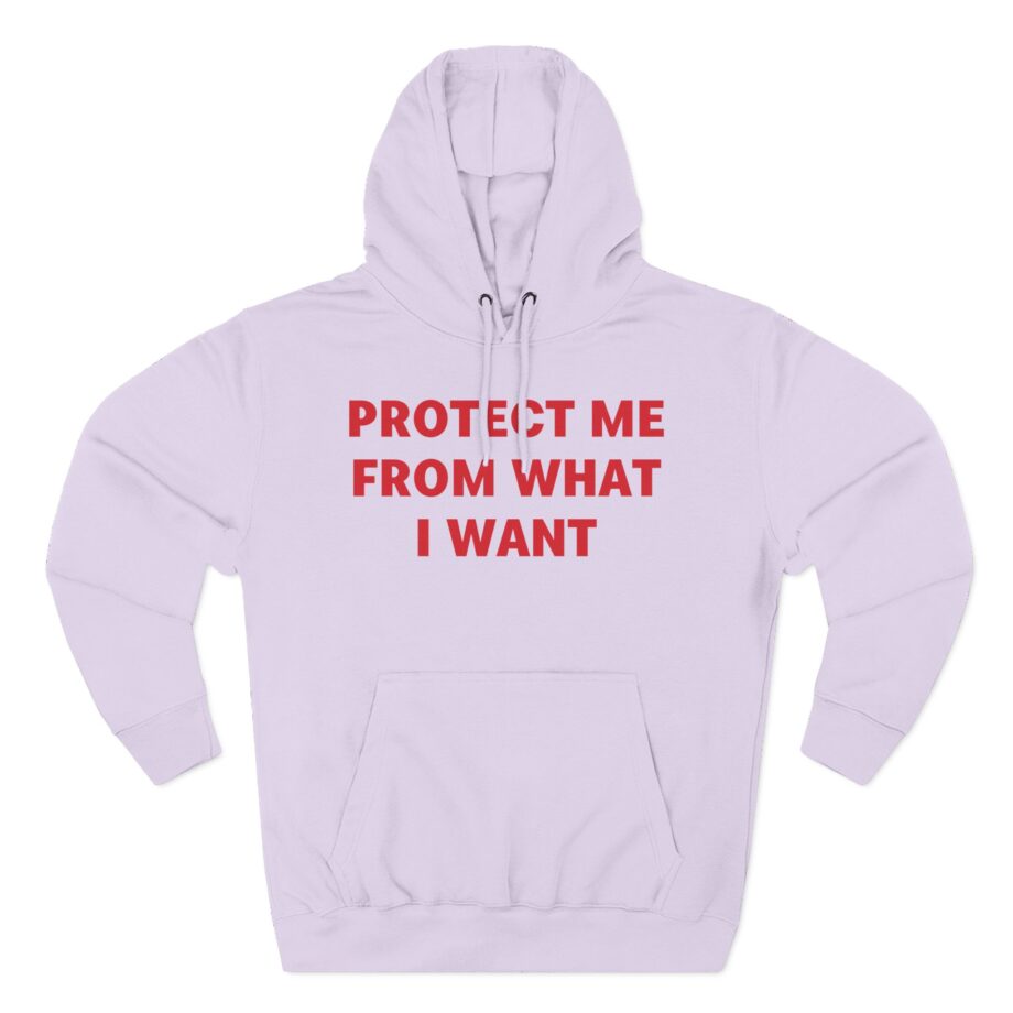 Jenny Holzer Protect Me From What I Want Three-Panel Fleece Hoodie