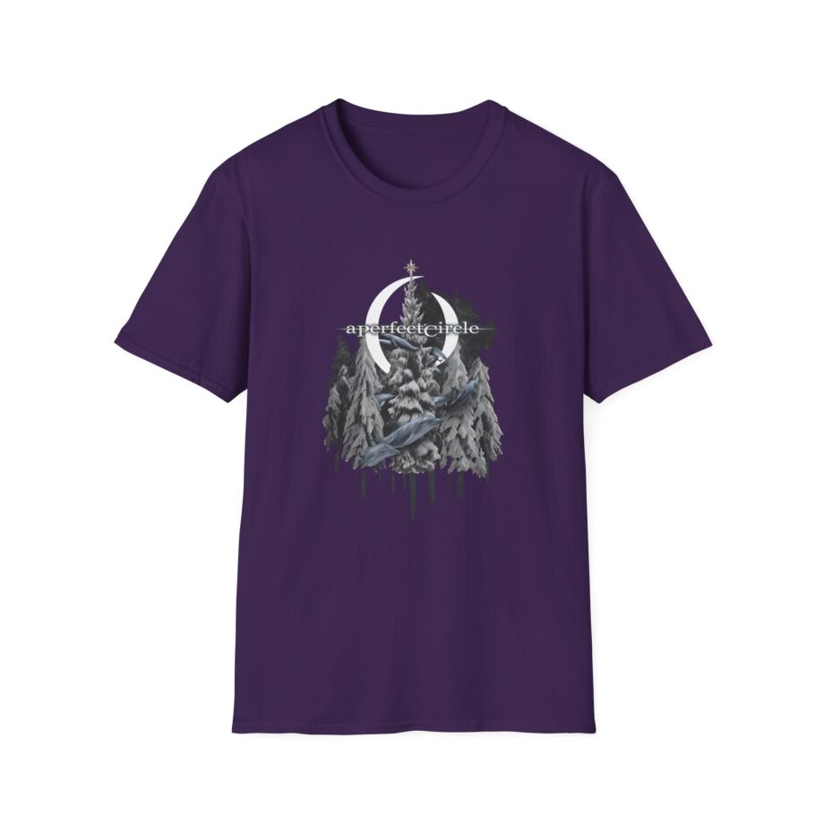 A Perfect Circle Frosty Dolphin & Snow Unisex Softstyle T-Shirt