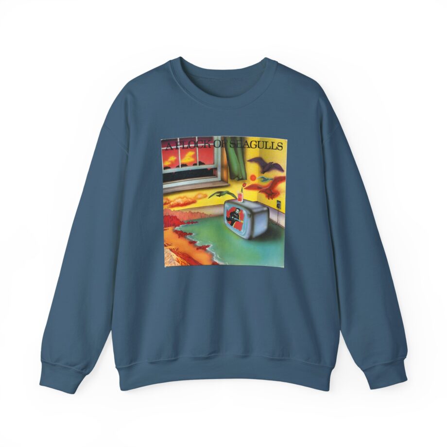 A Flock of Seagulls Original Album Cover Unisex Heavy Blend™ Crewneck Sweatshirt