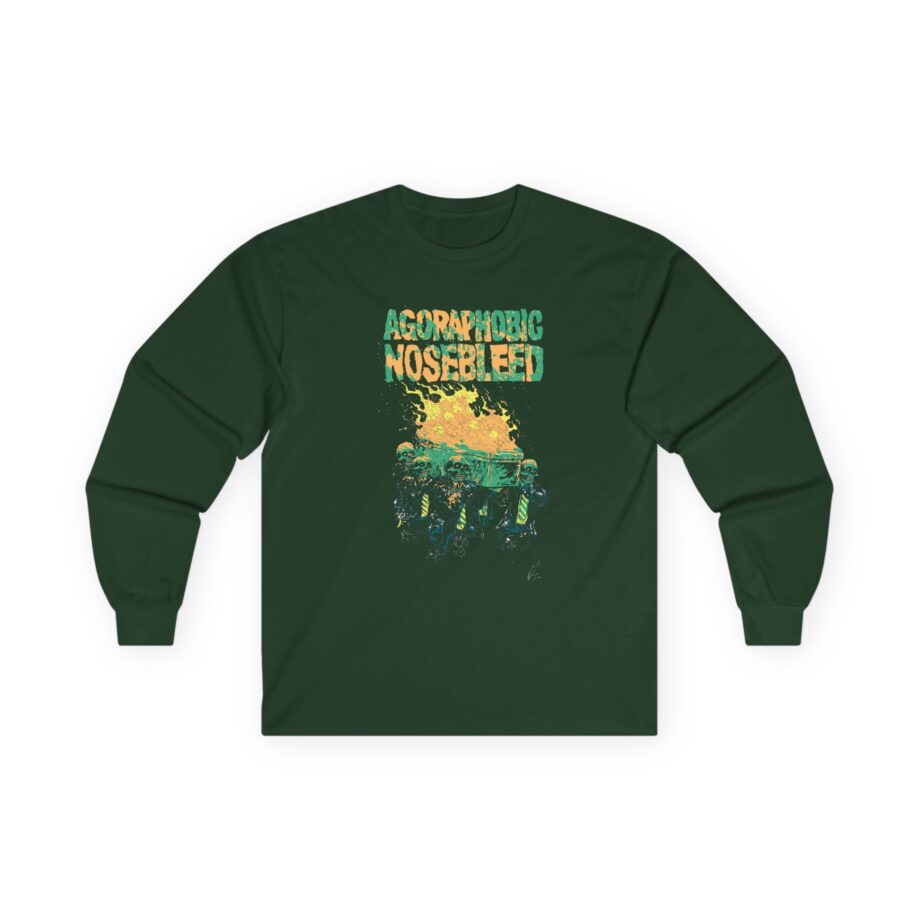 Agoraphobic Nosebleed Burning Coffin Unisex Ultra Cotton Long Sleeve Tee