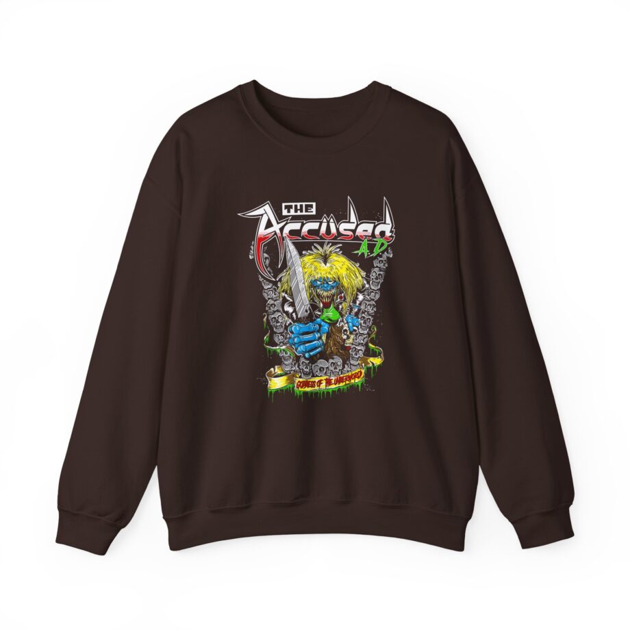 Accused Ad Goddess of the Underworld Unisex Heavy Blend™ Crewneck Sweatshirt