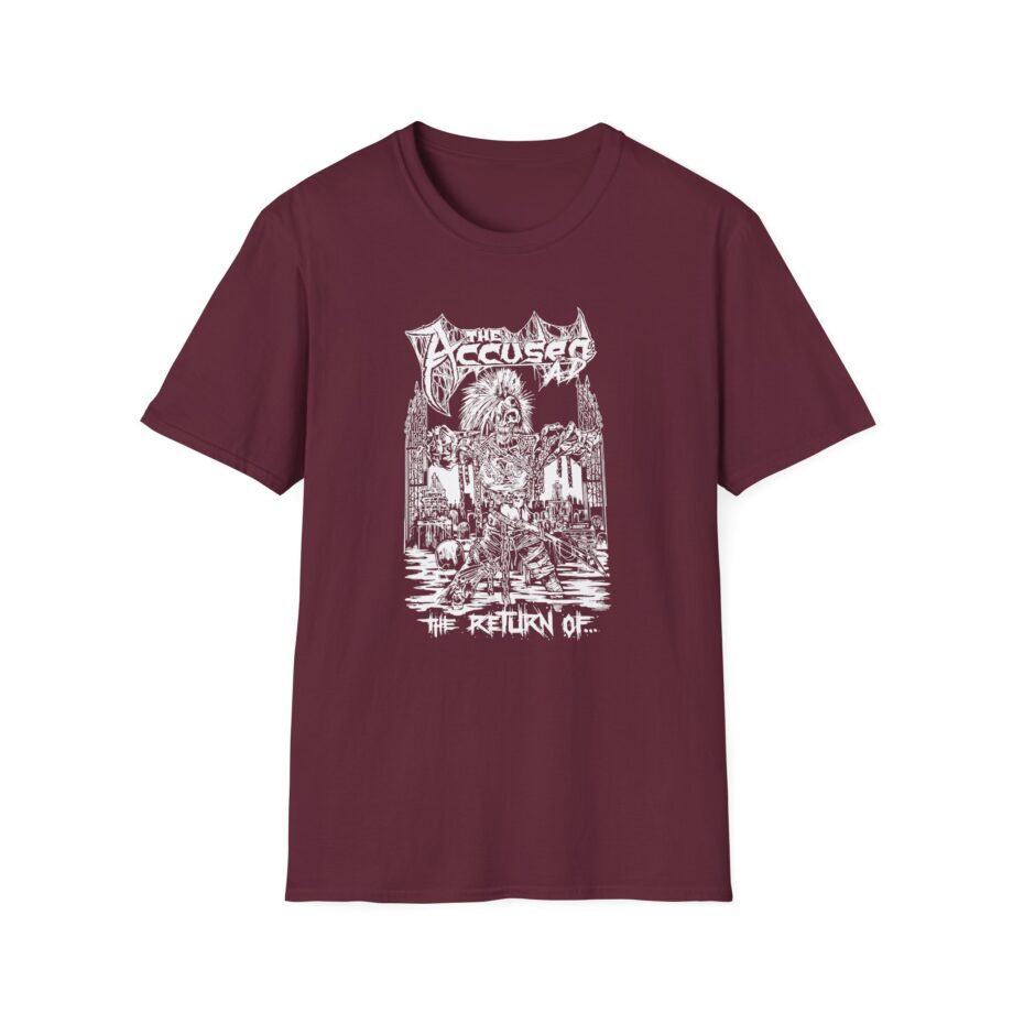 Accused Ad the Return of Unisex Softstyle T-Shirt