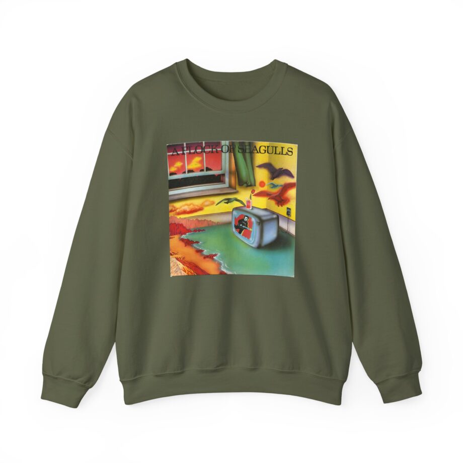 A Flock of Seagulls Original Album Cover Unisex Heavy Blend™ Crewneck Sweatshirt