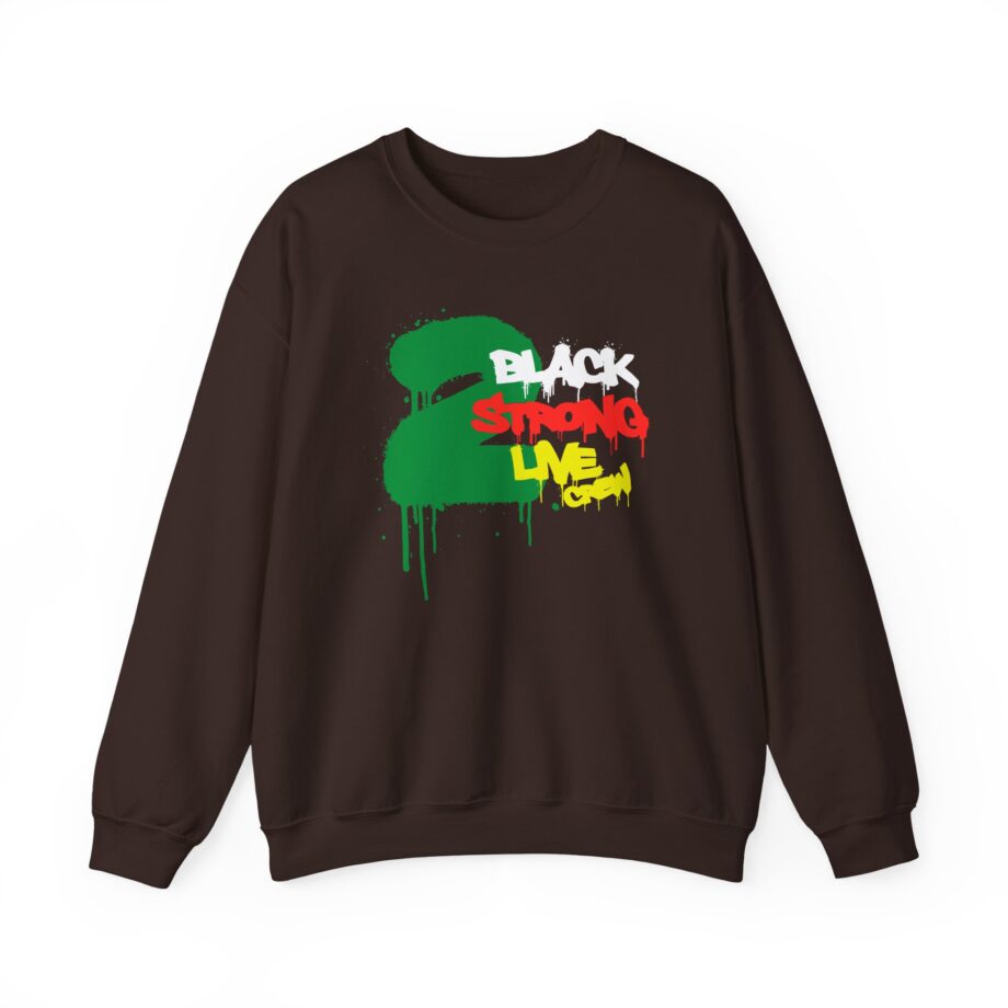 2 Live Crew Black Strong Unisex Heavy Blend™ Crewneck Sweatshirt
