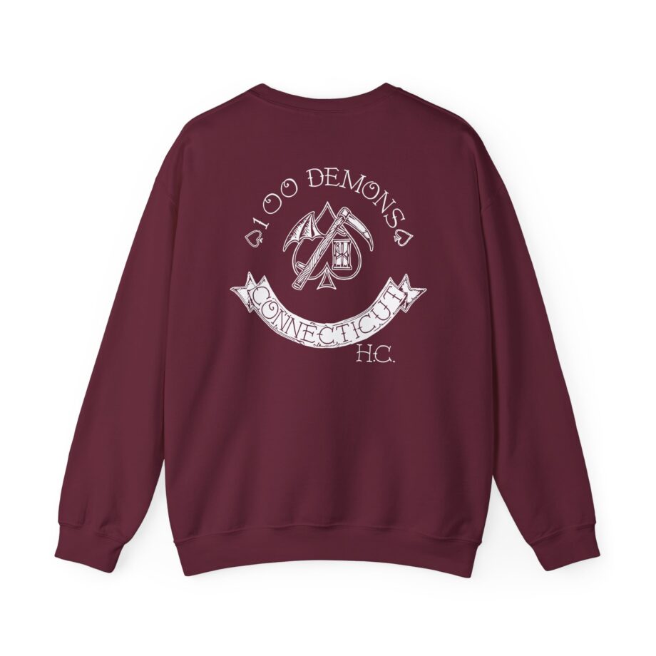 100 Demons Spade Sickle Unisex Heavy Blend™ Crewneck Sweatshirt