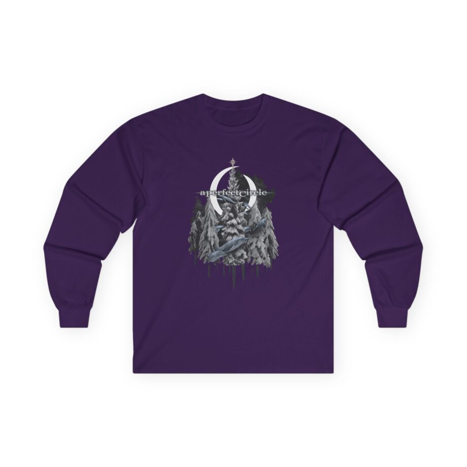 A Perfect Circle Frosty Dolphin & Snow Unisex Ultra Cotton Long Sleeve Tee