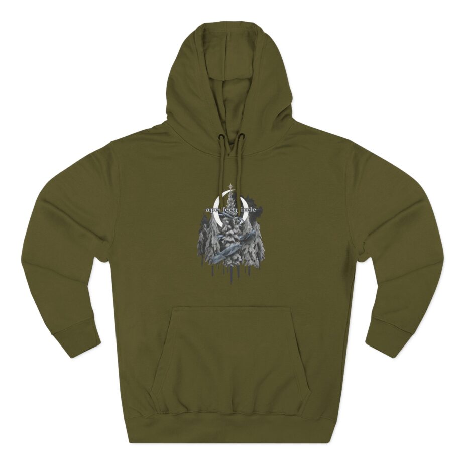 A Perfect Circle Frosty Dolphin & Snow Three-Panel Fleece Hoodie