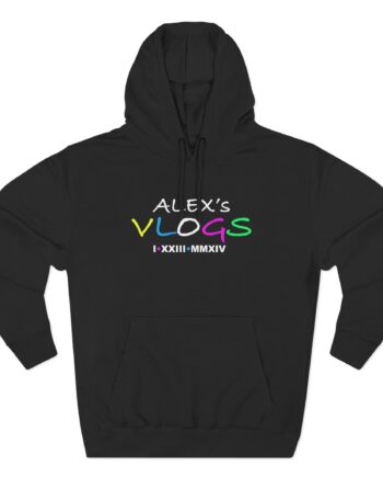 Alex Warren VLOGS Three-Panel Fleece Hoodie
