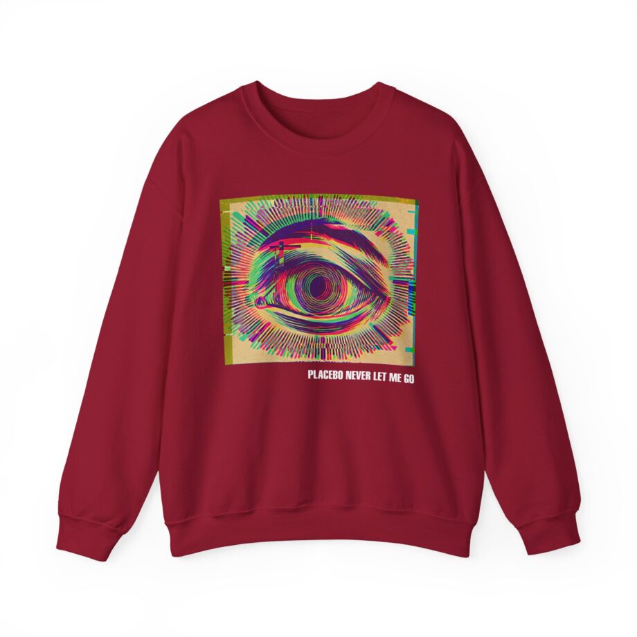 Placebo Glitch Eye Unisex Heavy Blend™ Crewneck Sweatshirt