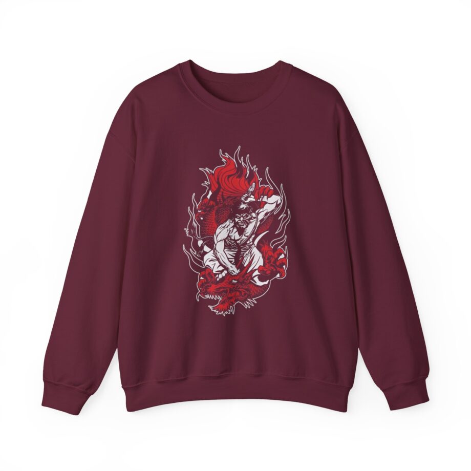 100 Demons Samurai Dragon Unisex Heavy Blend™ Crewneck Sweatshirt