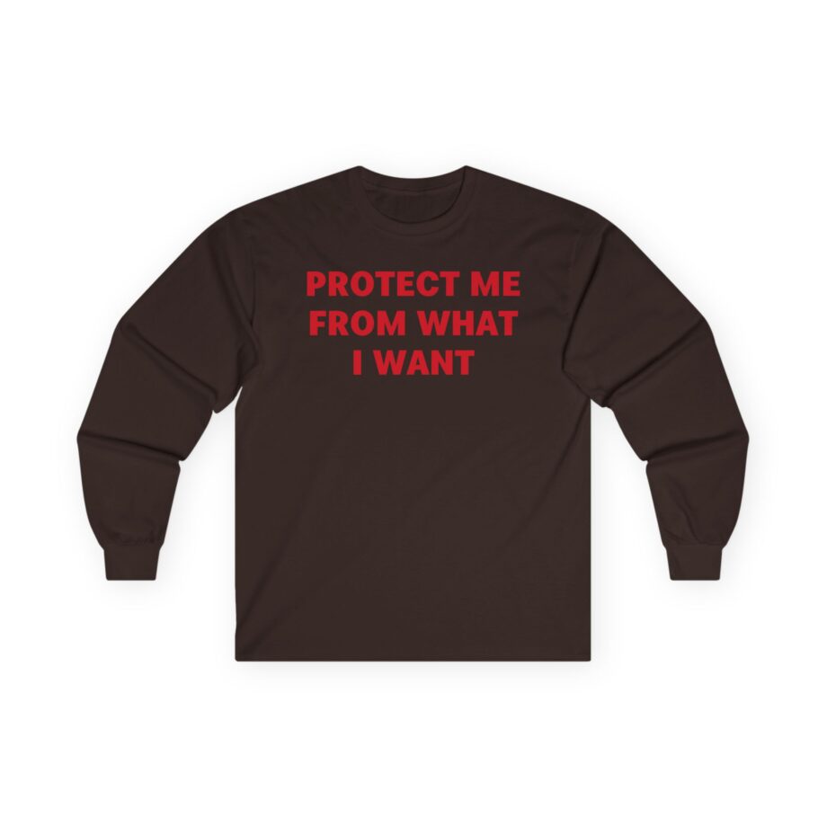 Jenny Holzer Protect Me From What I Want Unisex Ultra Cotton Long Sleeve Tee