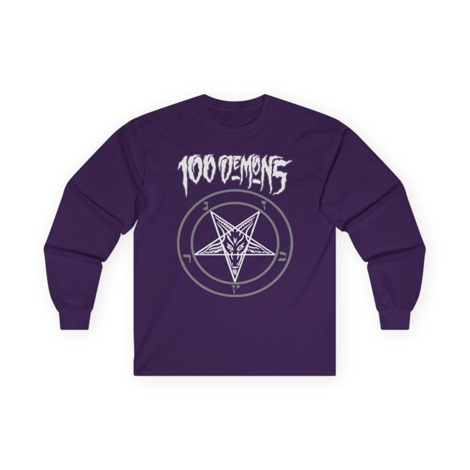 100 Demons Pentagram Unisex Ultra Cotton Long Sleeve Tee