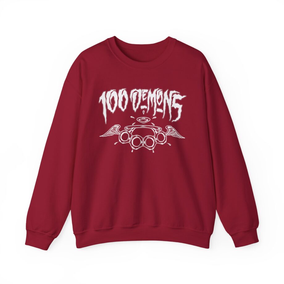 100 Demons Spade Sickle Unisex Heavy Blend™ Crewneck Sweatshirt