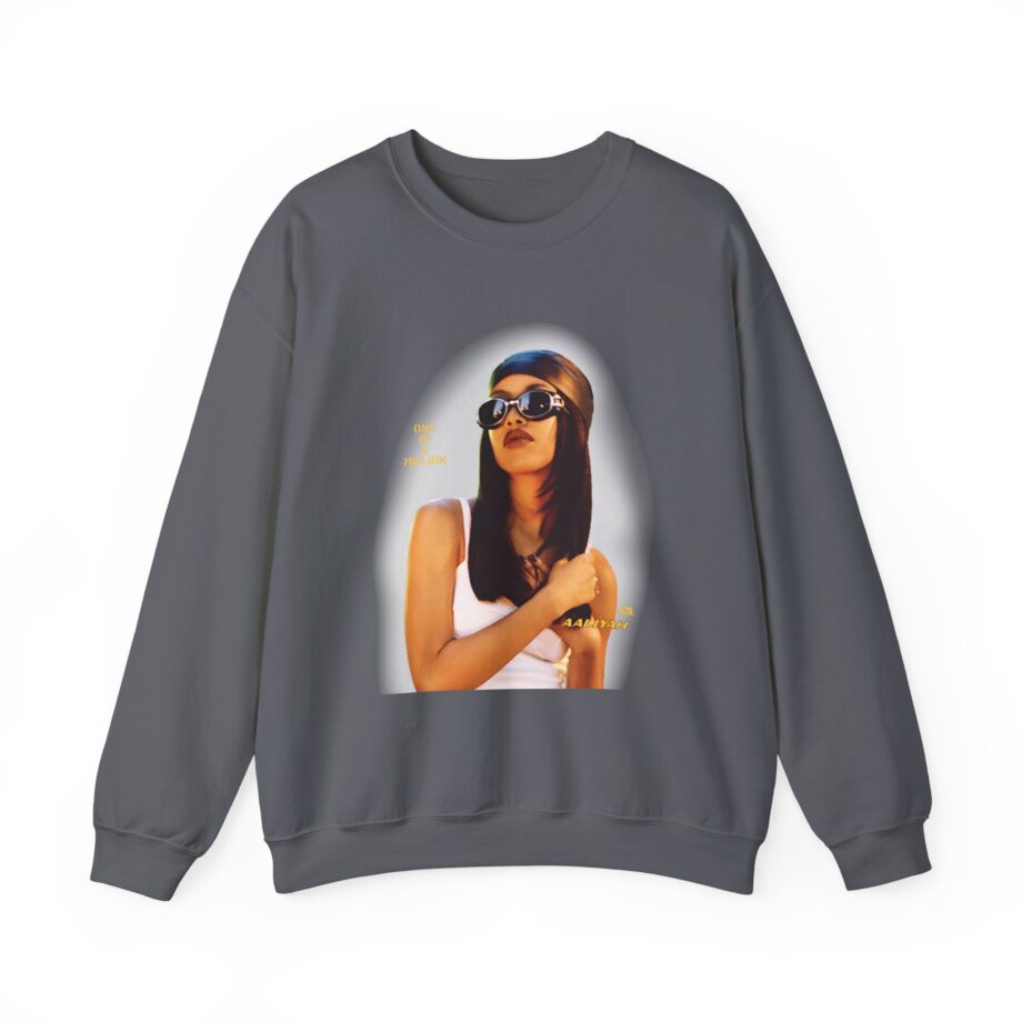 Aaliyah OIAM Portrait Unisex Heavy Blend™ Crewneck Sweatshirt