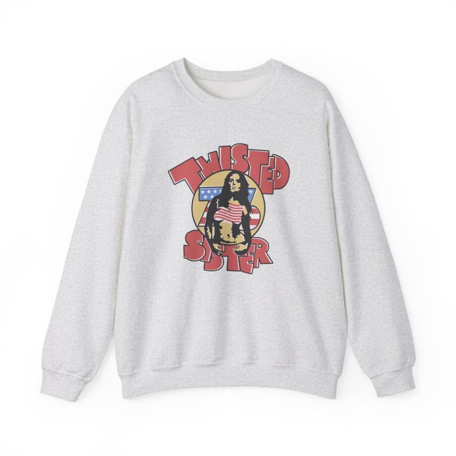 Ladies Stars and Stripes Twisted Sister Unisex Heavy Blend™ Crewneck Sweatshirt