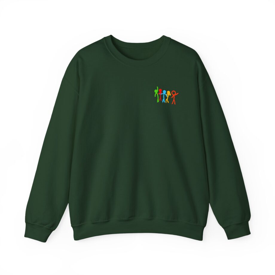Alan Becker Figure Unisex Heavy Blend™ Crewneck Sweatshirt