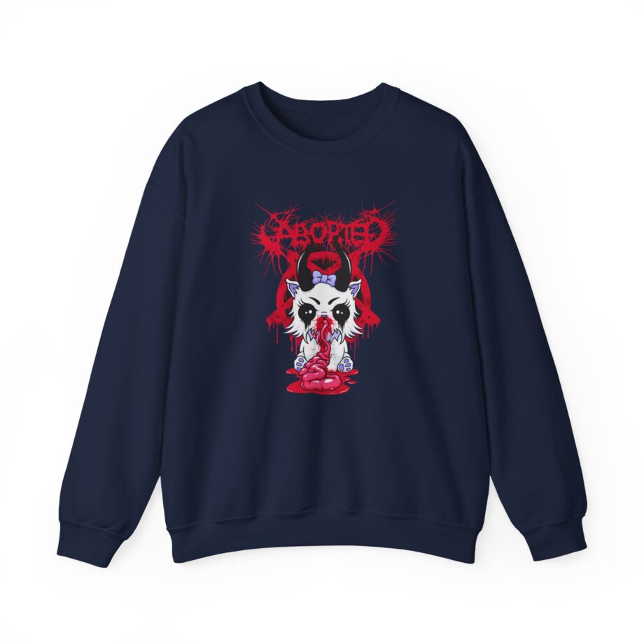 Aborted Grimkitty Unisex Heavy Blend™ Crewneck Sweatshirt