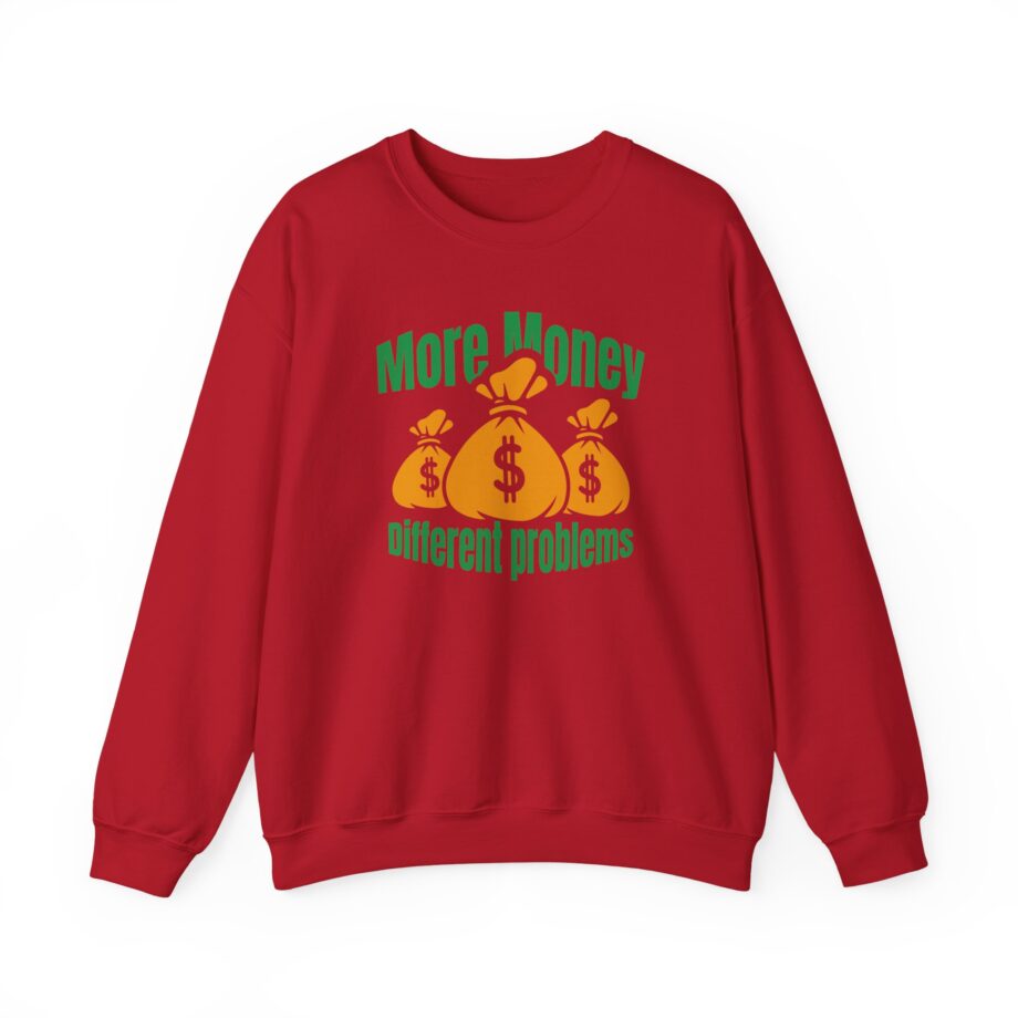 Aba and Preach More Money Different Problems Unisex Heavy Blend™ Crewneck Sweatshirt