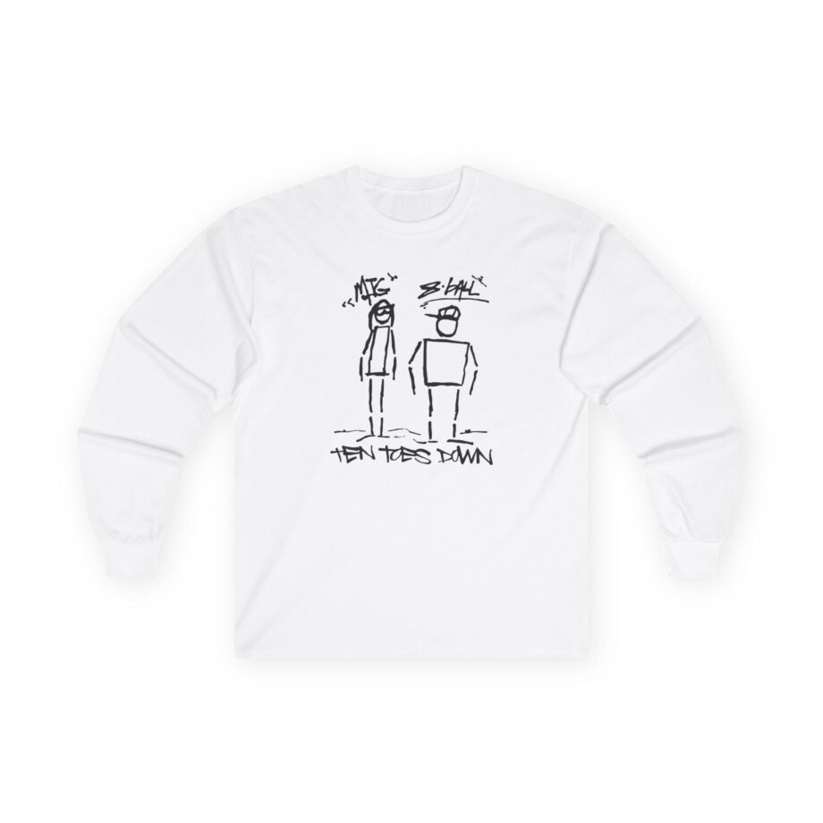 8ball Mjg Ten Toes Down Unisex Ultra Cotton Long Sleeve Tee