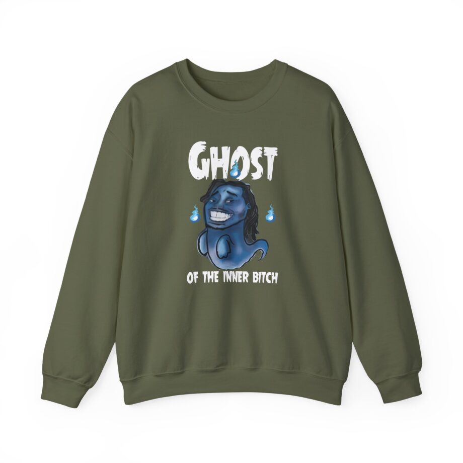 Aba and Preach Ghost of the Inner Bitch Unisex Heavy Blend™ Crewneck Sweatshirt