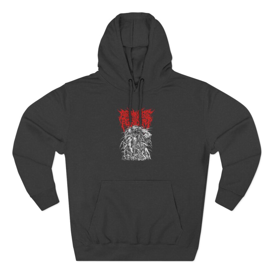 Abominable Putridity Trampling The Doomed Three-Panel Fleece Hoodie