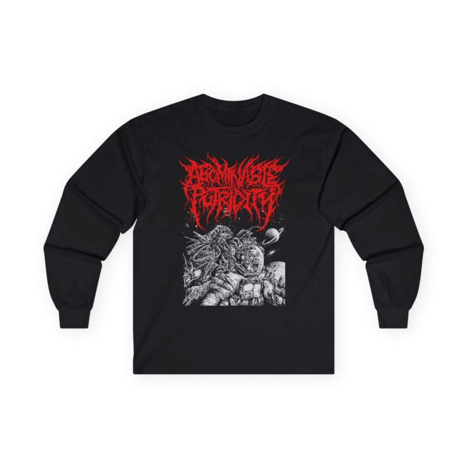 Abominable Putridity The Last Astronaut Red Logo Unisex Ultra Cotton Long Sleeve Tee