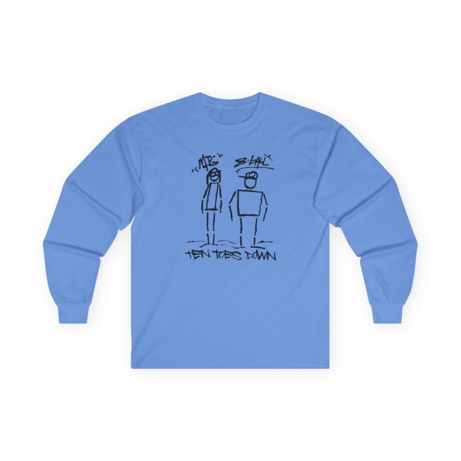 8ball Mjg Ten Toes Down Unisex Ultra Cotton Long Sleeve Tee