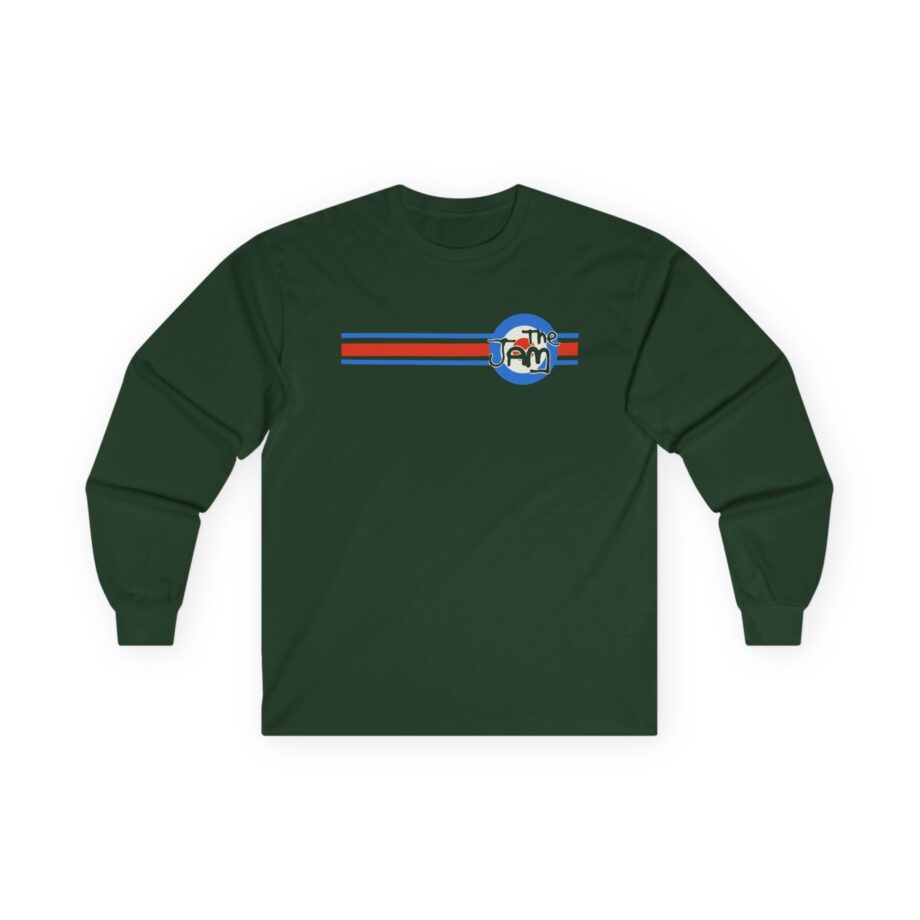 TJ Target Stripe Unisex Ultra Cotton Long Sleeve Tee
