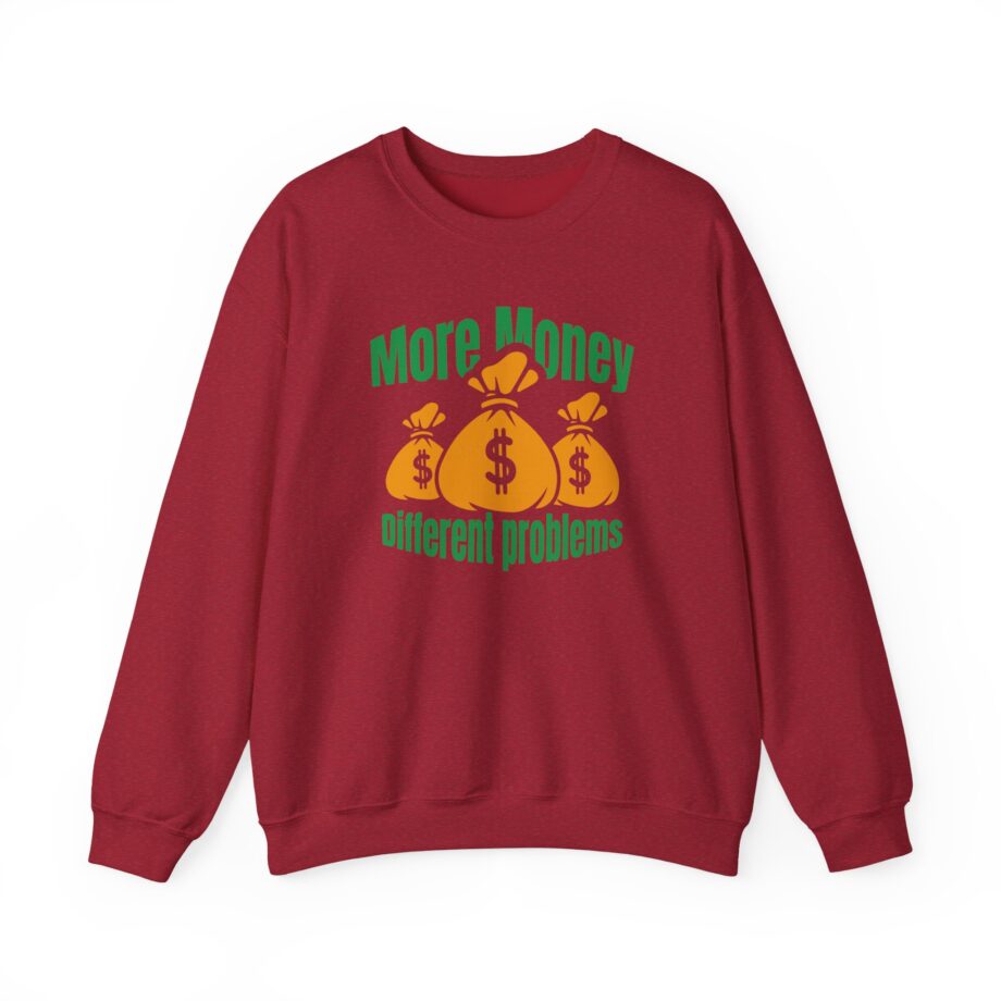 Aba and Preach More Money Different Problems Unisex Heavy Blend™ Crewneck Sweatshirt