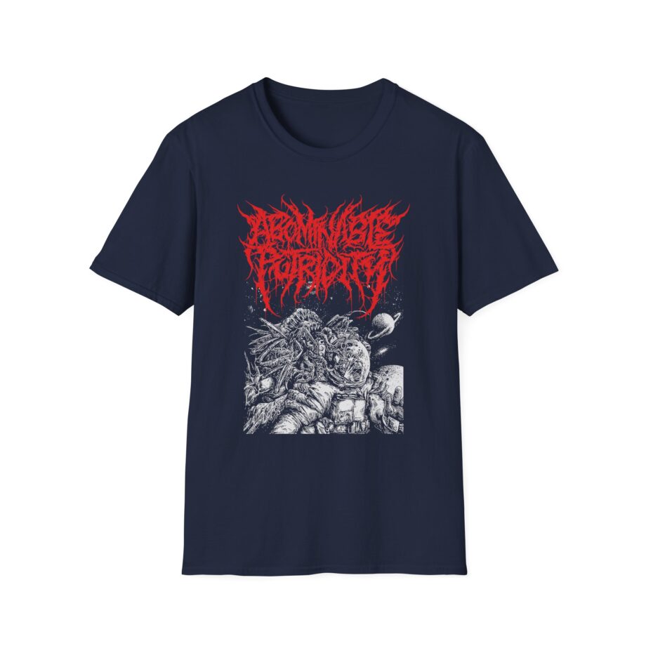 Abominable Putridity The Last Astronaut Red Logo Unisex Softstyle T-Shirt