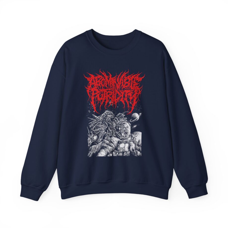 Abominable Putridity The Last Astronaut Red Logo Unisex Heavy Blend™ Crewneck Sweatshirt