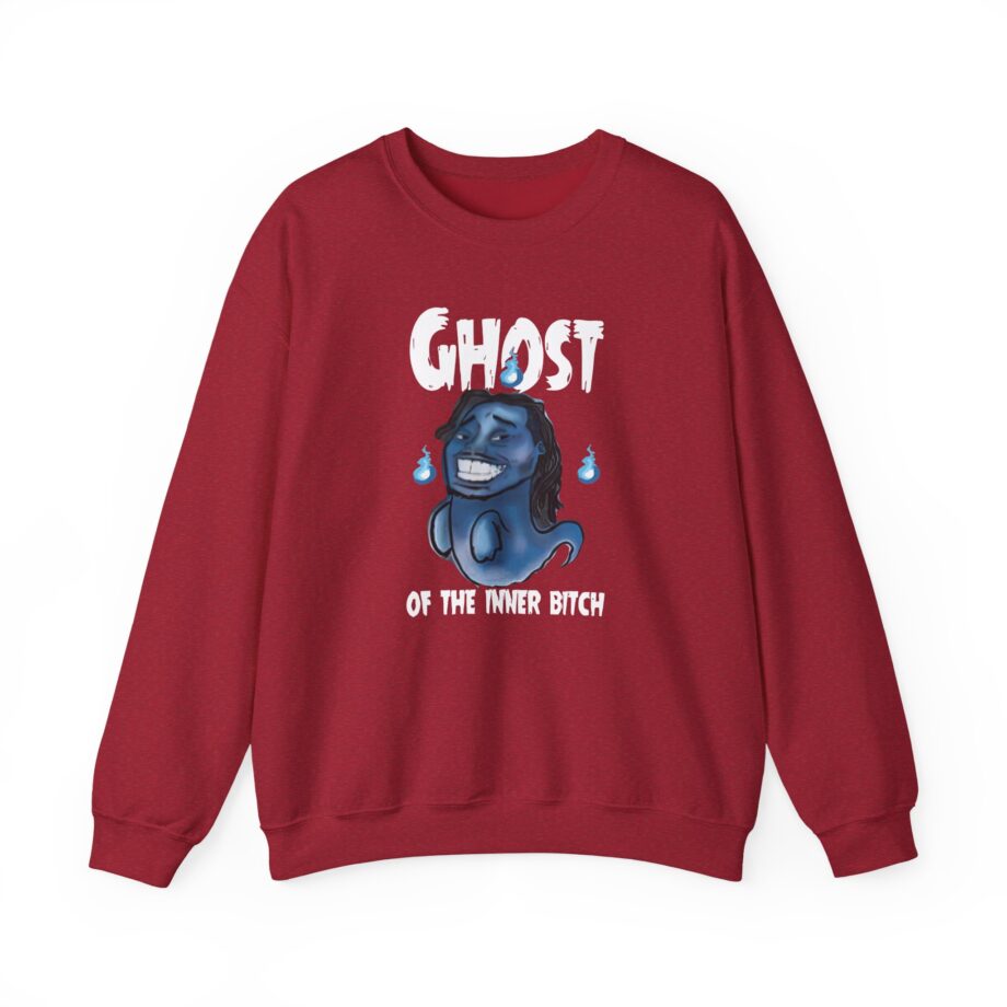 Aba and Preach Ghost of the Inner Bitch Unisex Heavy Blend™ Crewneck Sweatshirt
