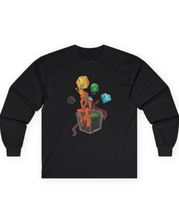 Alan Becker King Orange Unisex Ultra Cotton Long Sleeve Tee