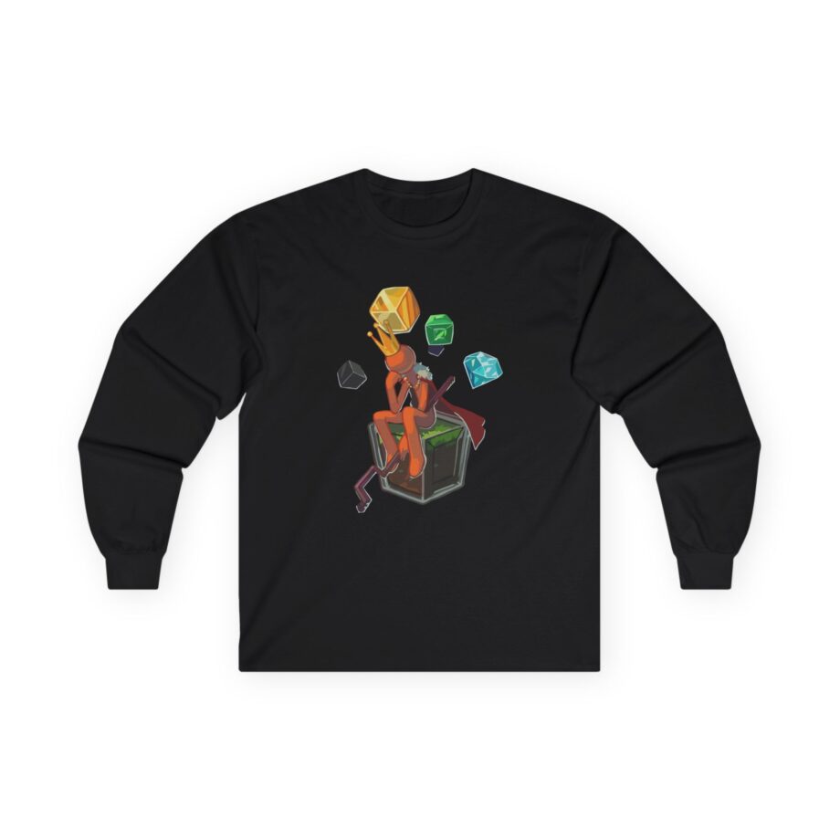 Alan Becker King Orange Unisex Ultra Cotton Long Sleeve Tee