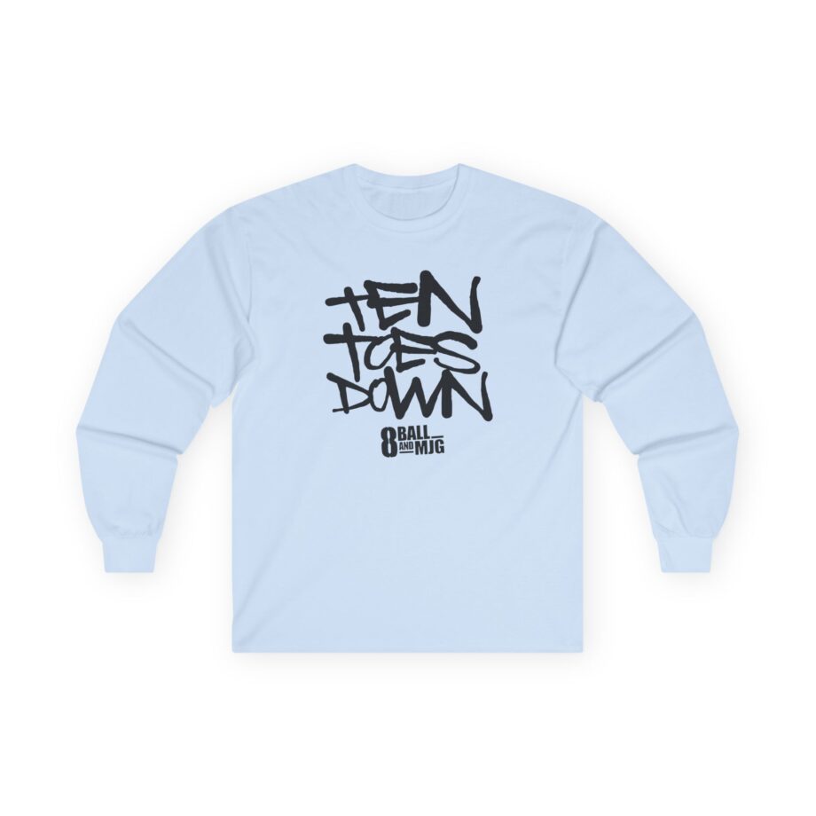 8ball Mjg Ten Toes Down Unisex Ultra Cotton Long Sleeve Tee