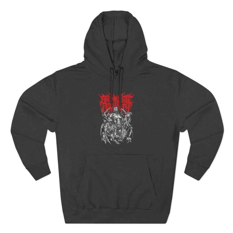 Abominable Putridity Arachnoid Impalement Three-Panel Fleece Hoodie