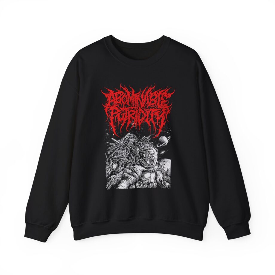 Abominable Putridity The Last Astronaut Red Logo Unisex Heavy Blend™ Crewneck Sweatshirt