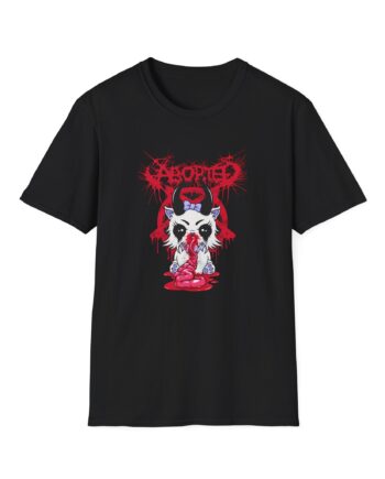 Aborted Grimkitty Unisex Softstyle T-Shirt