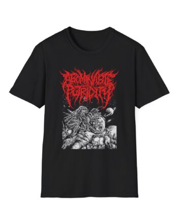 Abominable Putridity The Last Astronaut Red Logo Unisex Softstyle T-Shirt