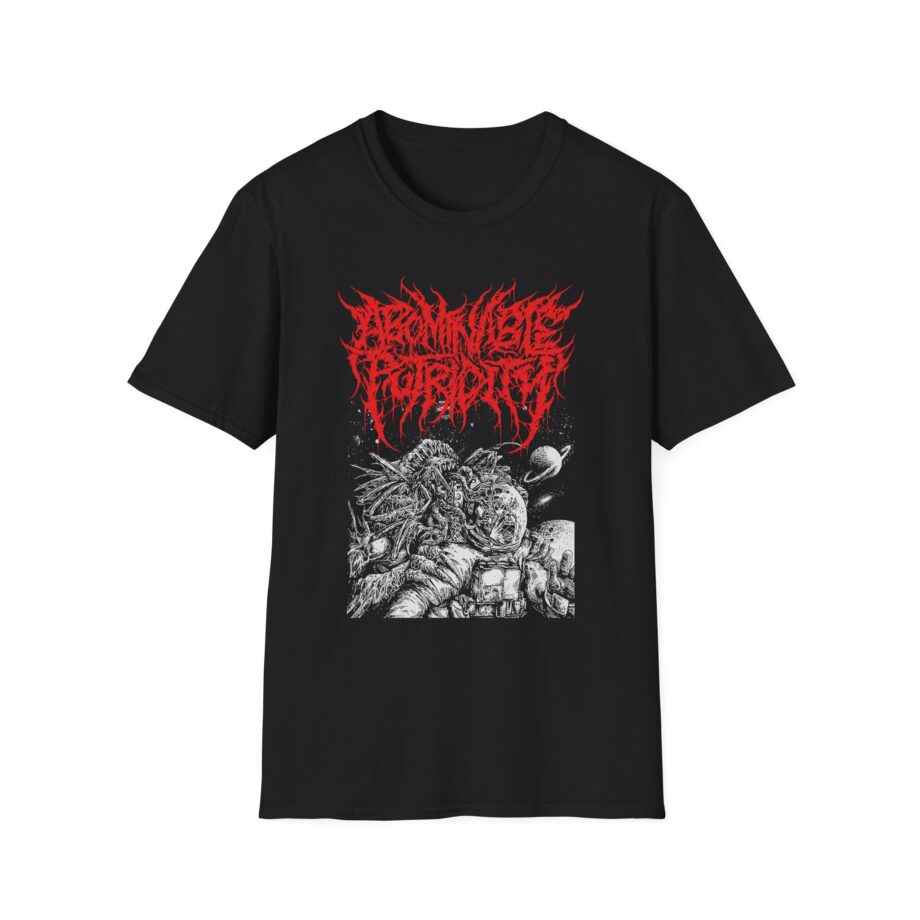 Abominable Putridity The Last Astronaut Red Logo Unisex Softstyle T-Shirt