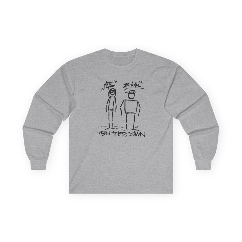 8ball Mjg Ten Toes Down Unisex Ultra Cotton Long Sleeve Tee