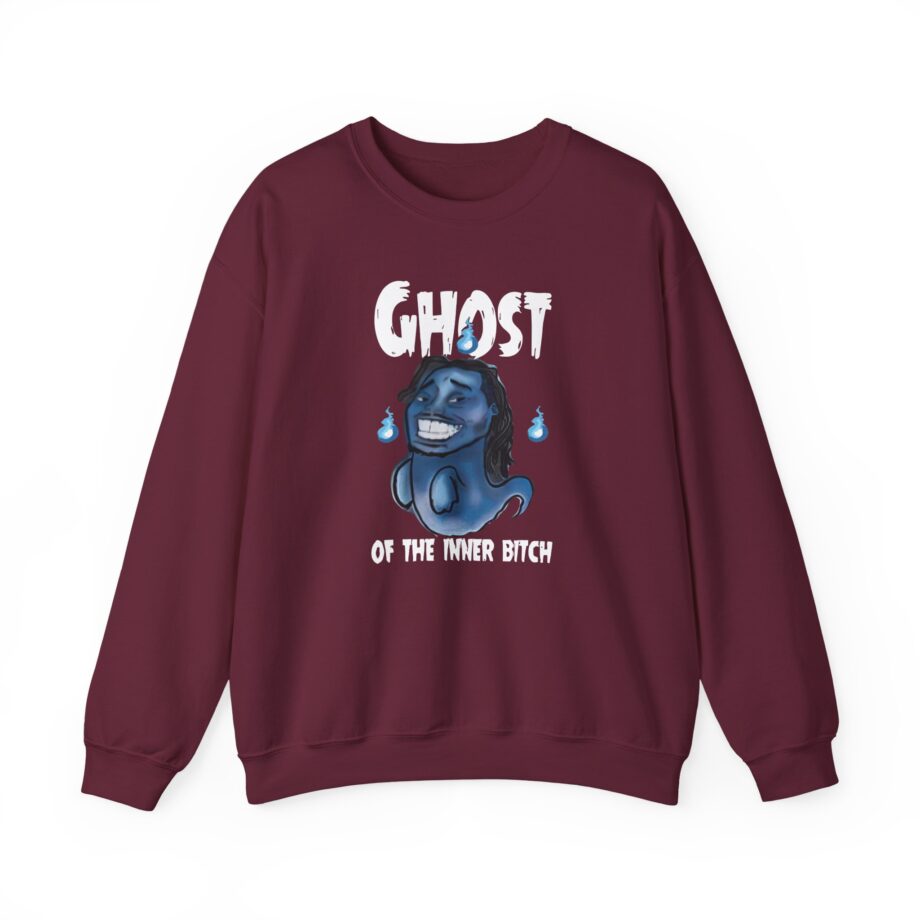 Aba and Preach Ghost of the Inner Bitch Unisex Heavy Blend™ Crewneck Sweatshirt