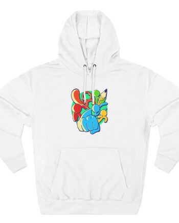 Alan Becker Assemble Three-Panel Fleece Hoodie