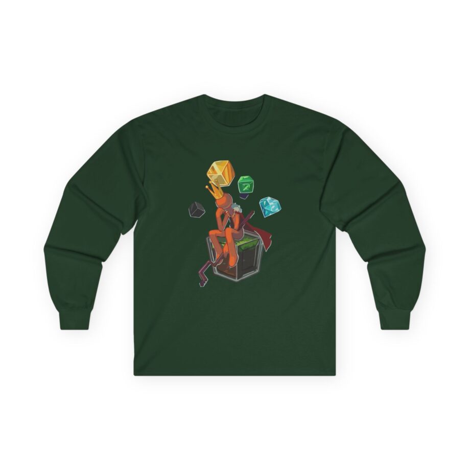 Alan Becker King Orange Unisex Ultra Cotton Long Sleeve Tee