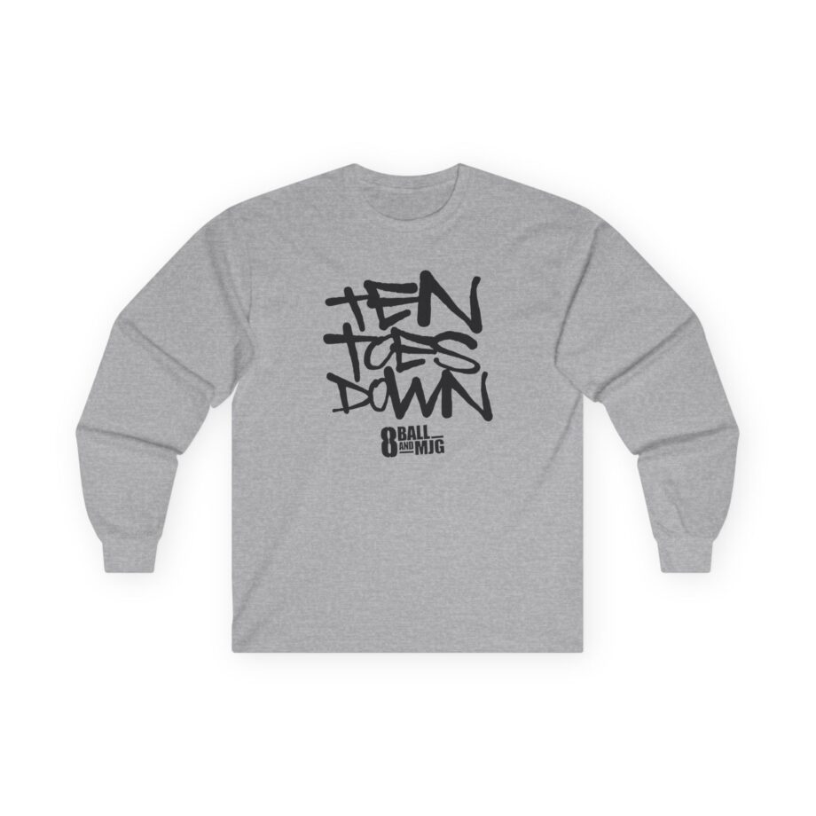 8ball Mjg Ten Toes Down Unisex Ultra Cotton Long Sleeve Tee