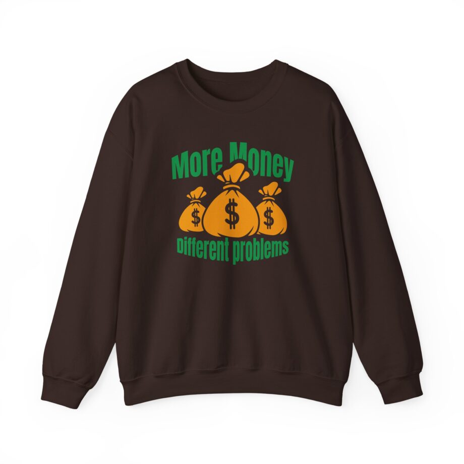 Aba and Preach More Money Different Problems Unisex Heavy Blend™ Crewneck Sweatshirt